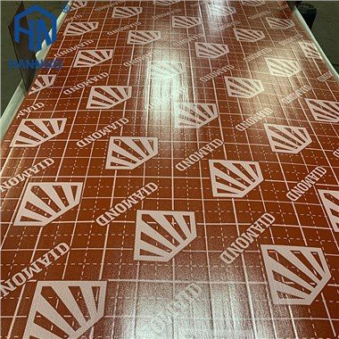 Film Kaplı Kontrplak için Kırmızı Film